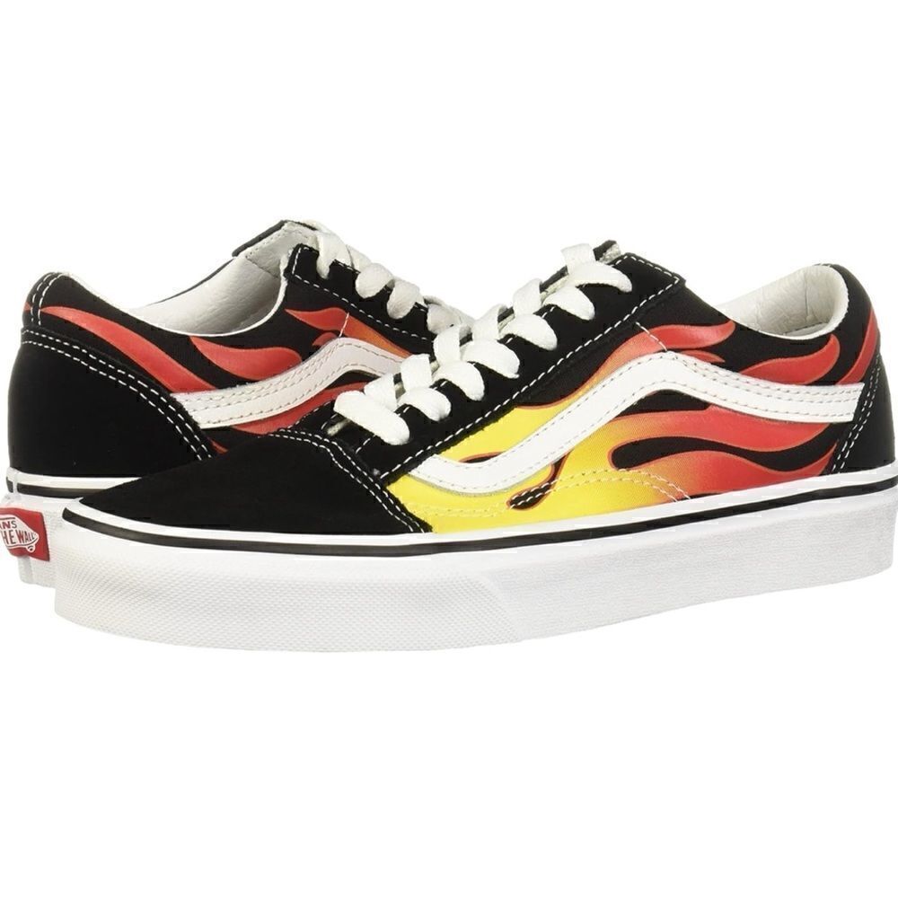 Vans Old Skool "FLAME” Sneakers/ Unisex/ M8 / W9.5 / excellent